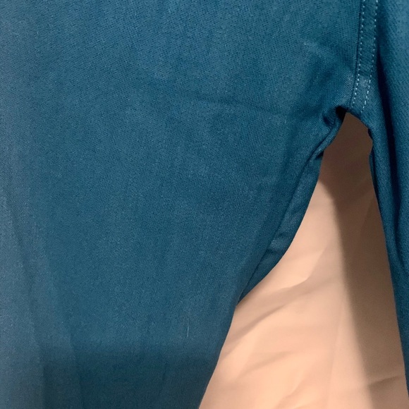 BNWT! Posh Gal Jeggings Turquoise Sz 12-18 taper - Picture 2 of 5